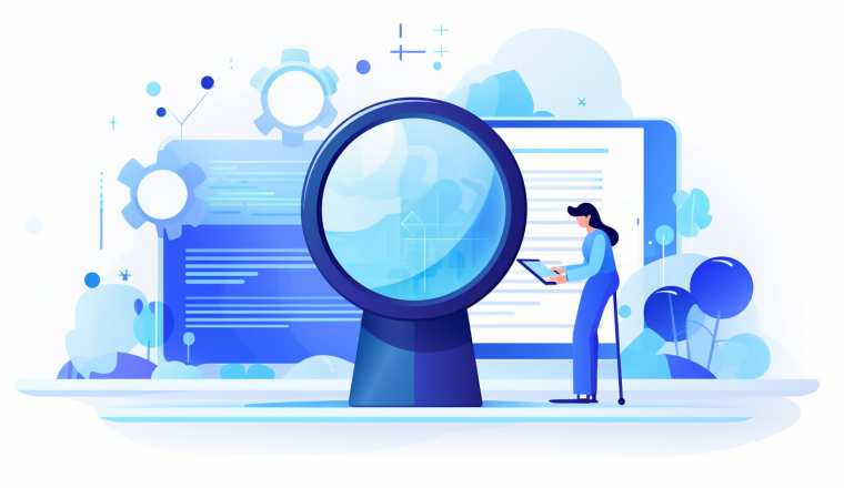 X11111_inspecting_website_with_a_magnifying_glass_in__70b1e595-9e9e-4b38-ba40-620abd1455fc